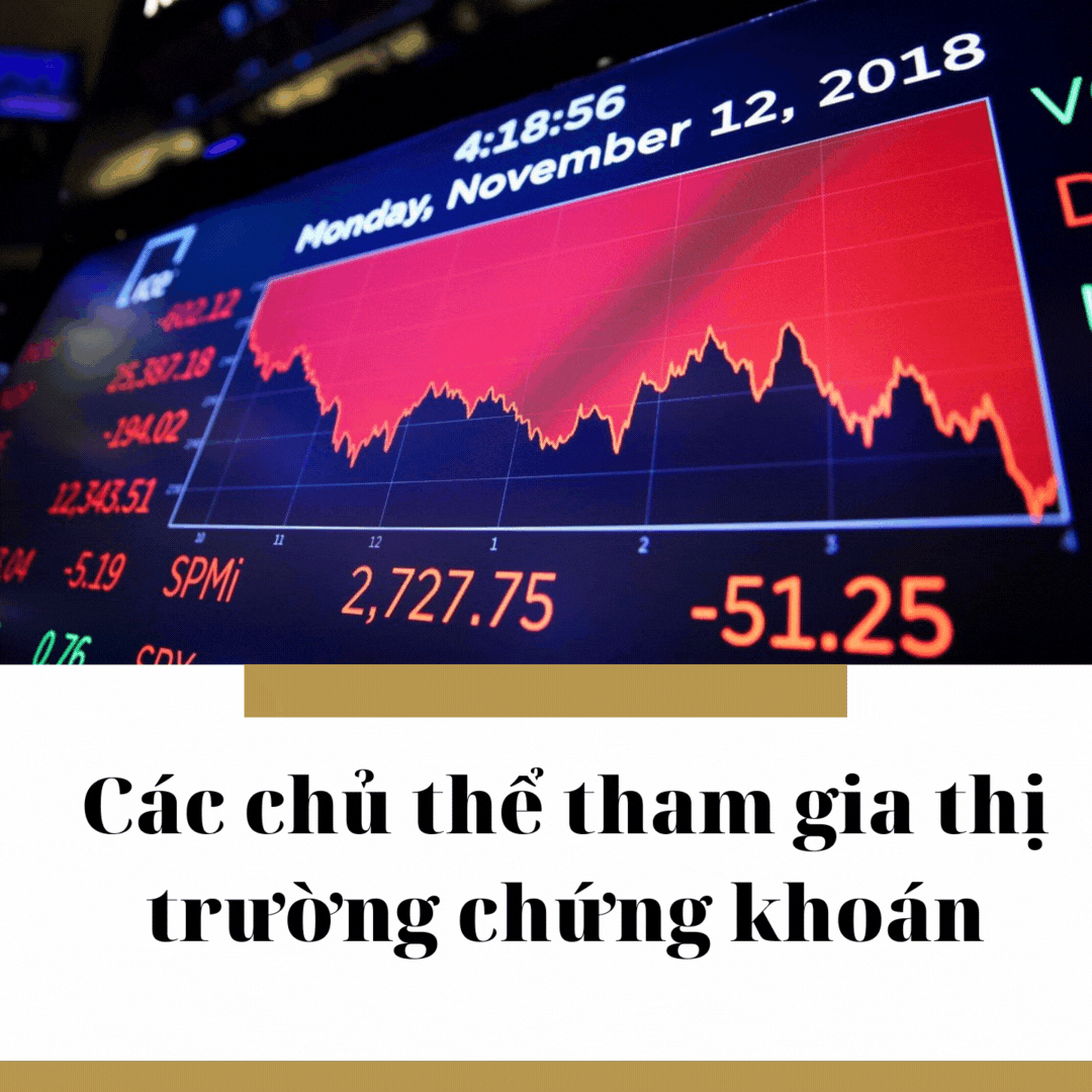 Các chủ thể tham gia thị trườn chứng khoán