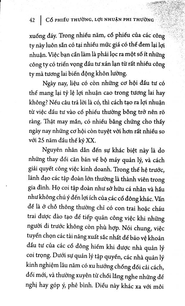 Phần III: Hình thành một triết lý đầu tư