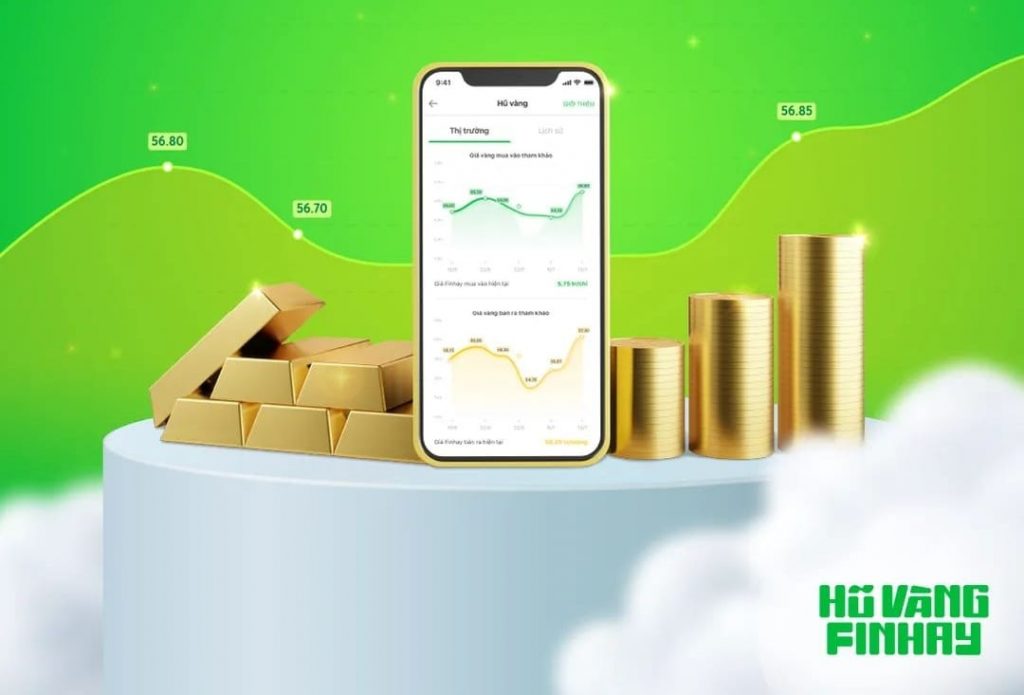App mua vàng online của Finhay 