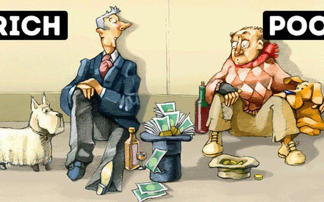 Sự khác biệt về thói quen của người giàu và người nghèo